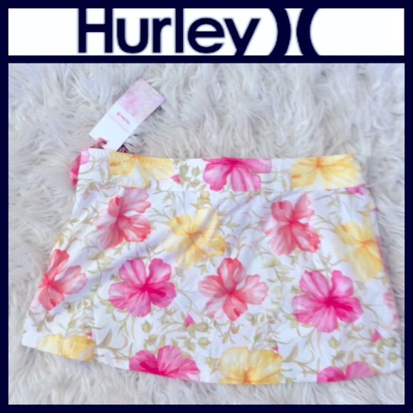 NWT LSF X Hurley Hibiscus Boardie Skirt - Picture 8 of 14